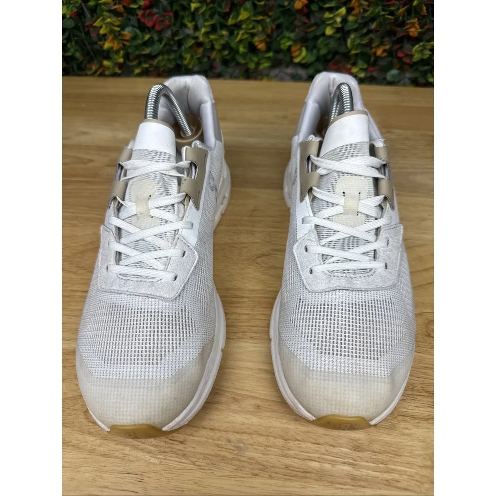 On Cloudrift Athletic Walking Running Shoes‎ Sneakers Womens 9.5 White Beige GUC